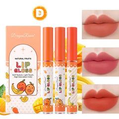 Dragon Ranee Waterproof Long Lasting Lip Gloss Set - 3 Pcs