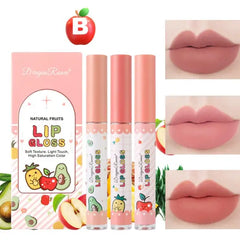 Dragon Ranee Waterproof Long Lasting Lip Gloss Set - 3 Pcs