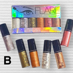 PEINFEN Flare Glitter Eyeliner and Eyeshadow -  6Pcs