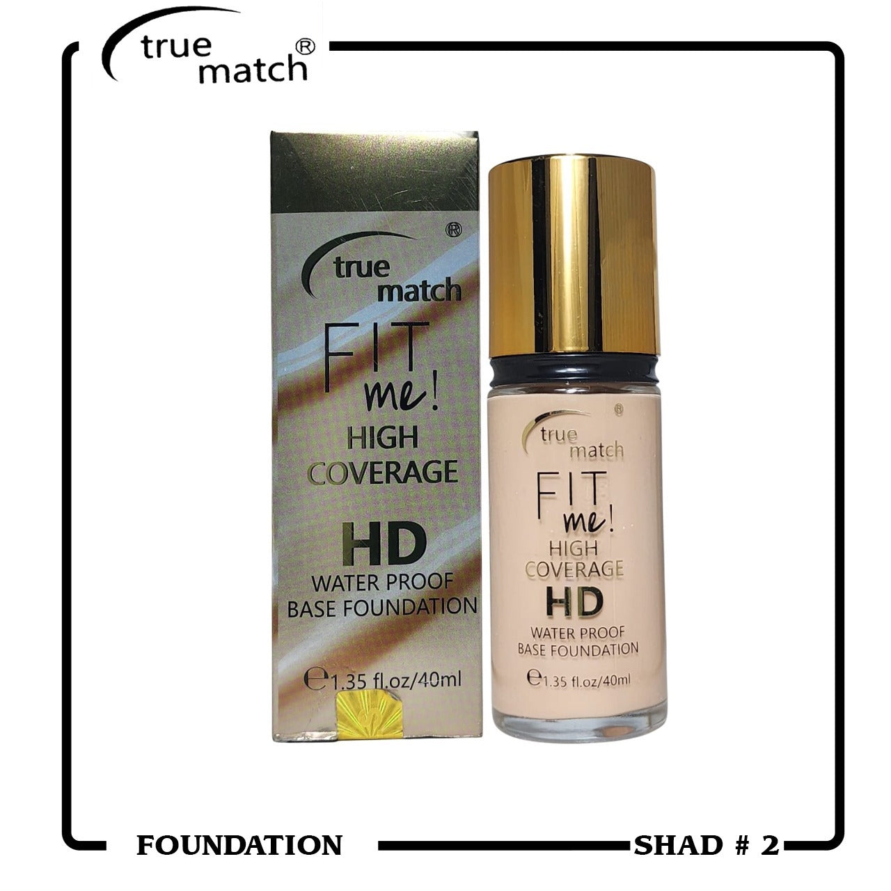True Match HD Waterproof Foundation