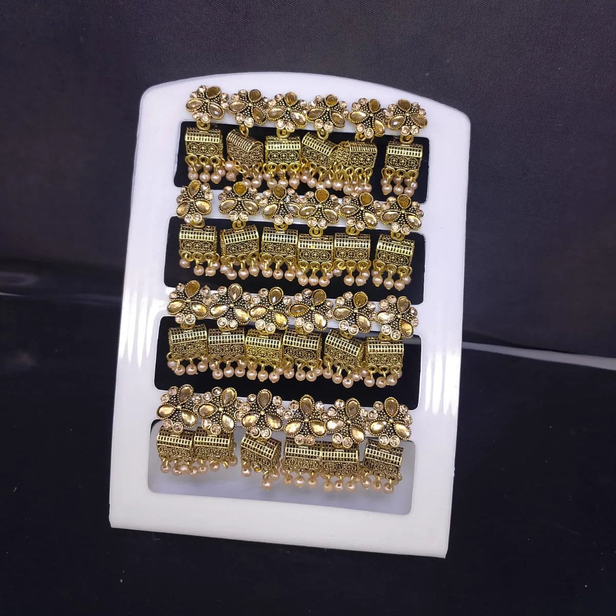 Elegant Traditional Jhumka Earrings Set