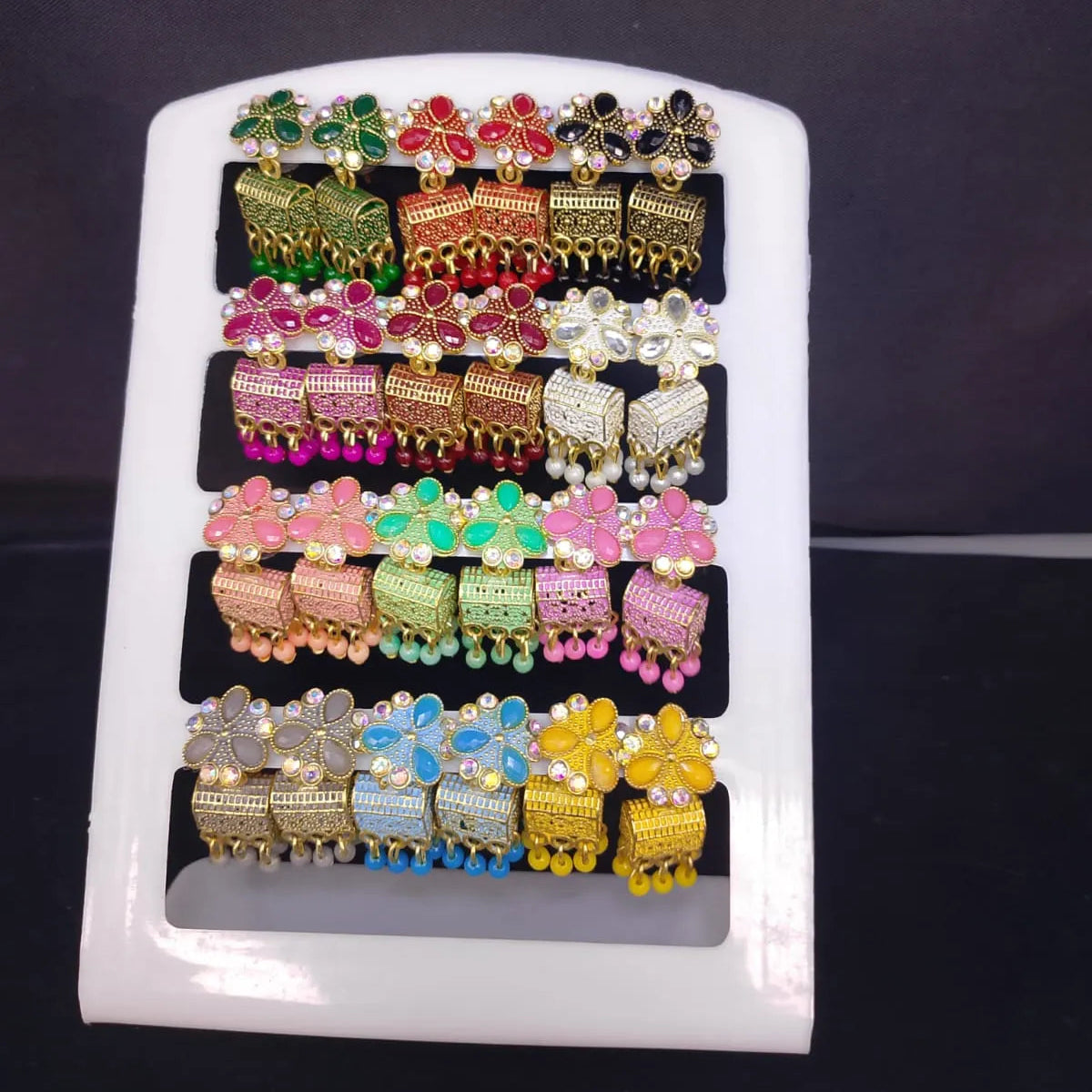 Elegant Traditional Jhumka Earrings Set