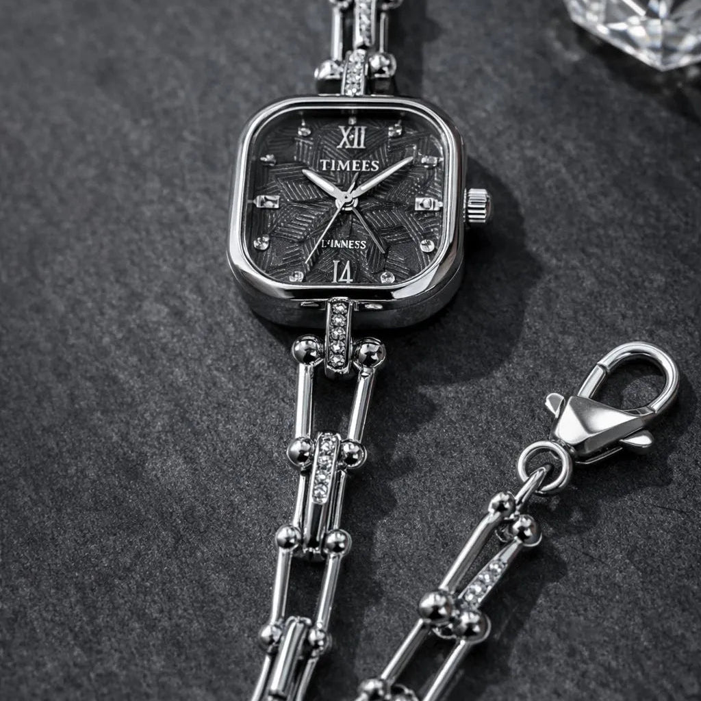 TIMEES Ladies Stainless Steel Watch