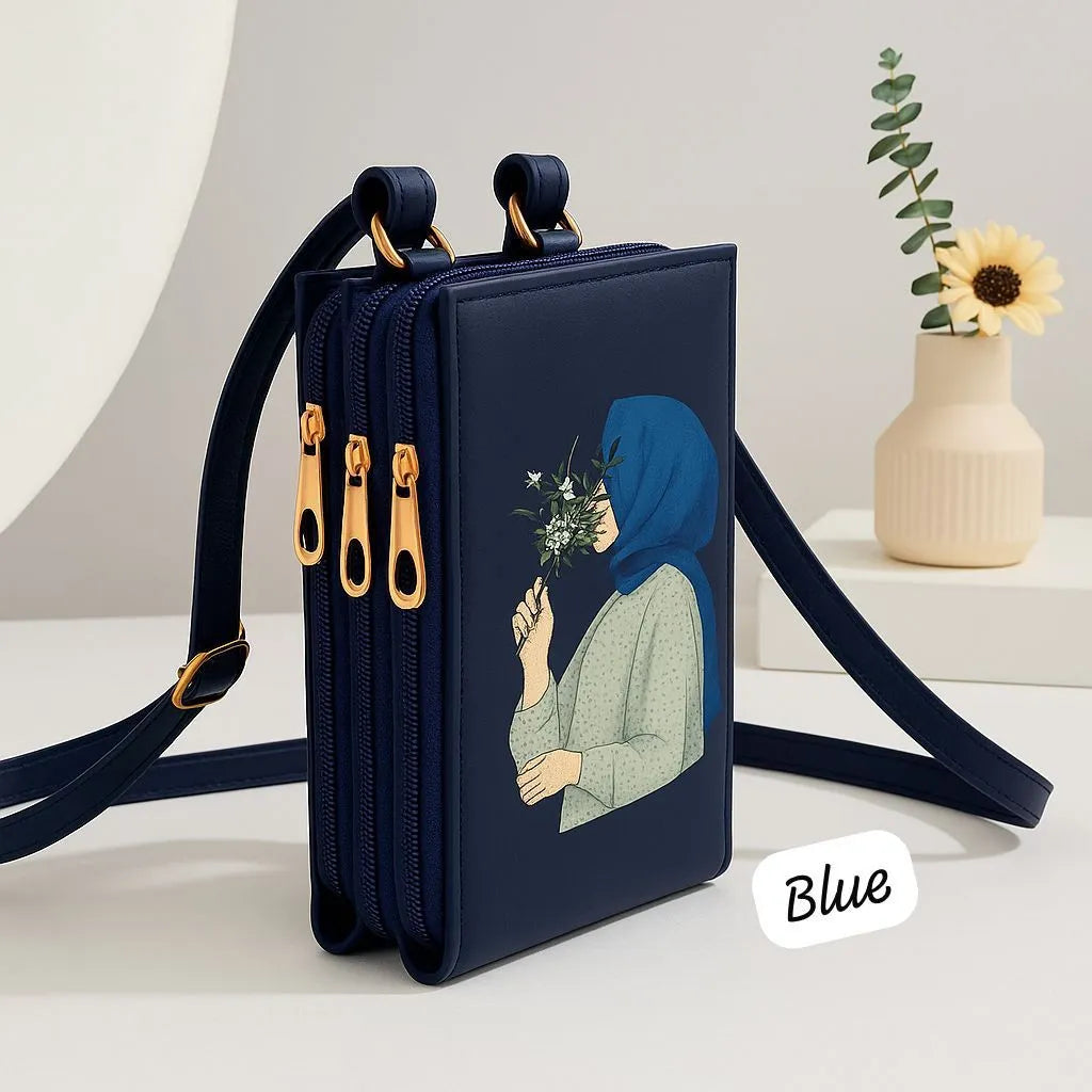 Hijab Print Crossbody Bag
