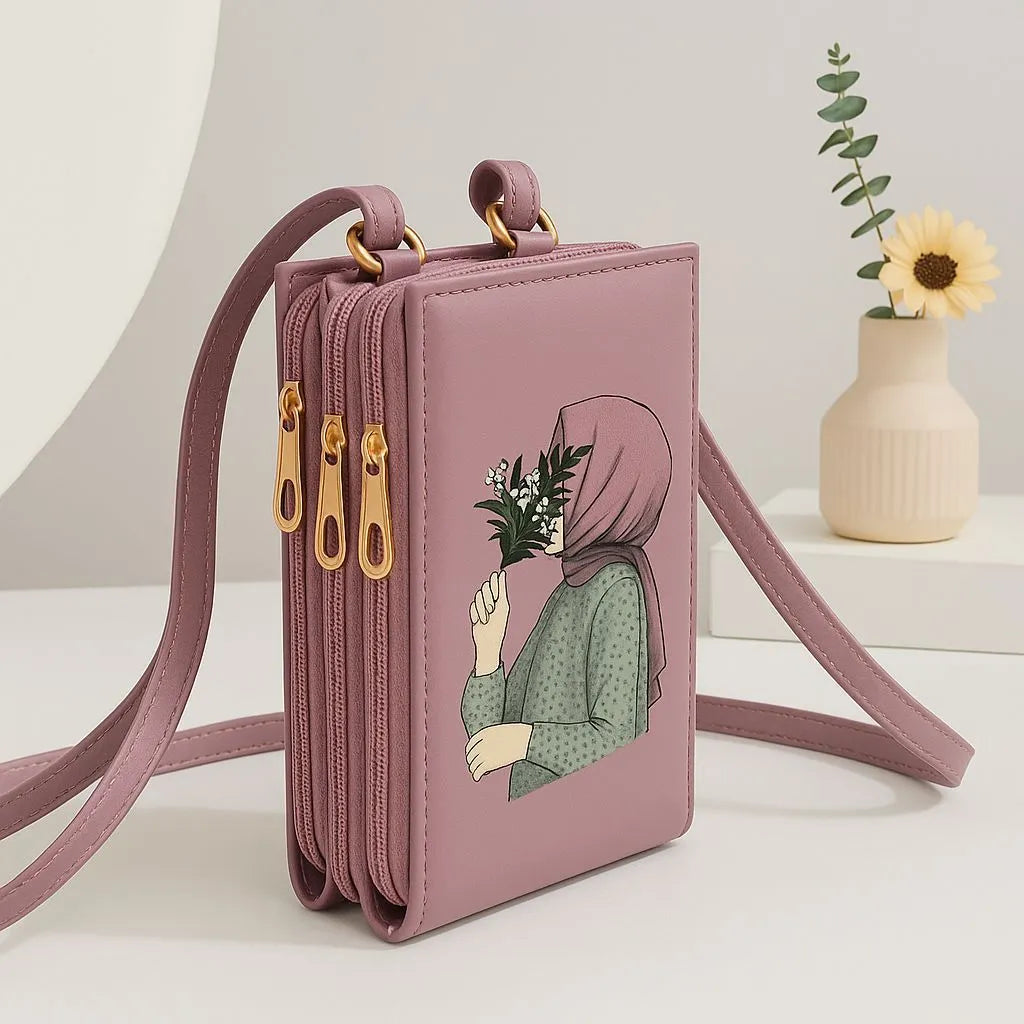 Hijab Print Crossbody Bag