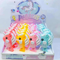 Pegasus Unicorn Manual Hand Fan Toy for Kids - Each