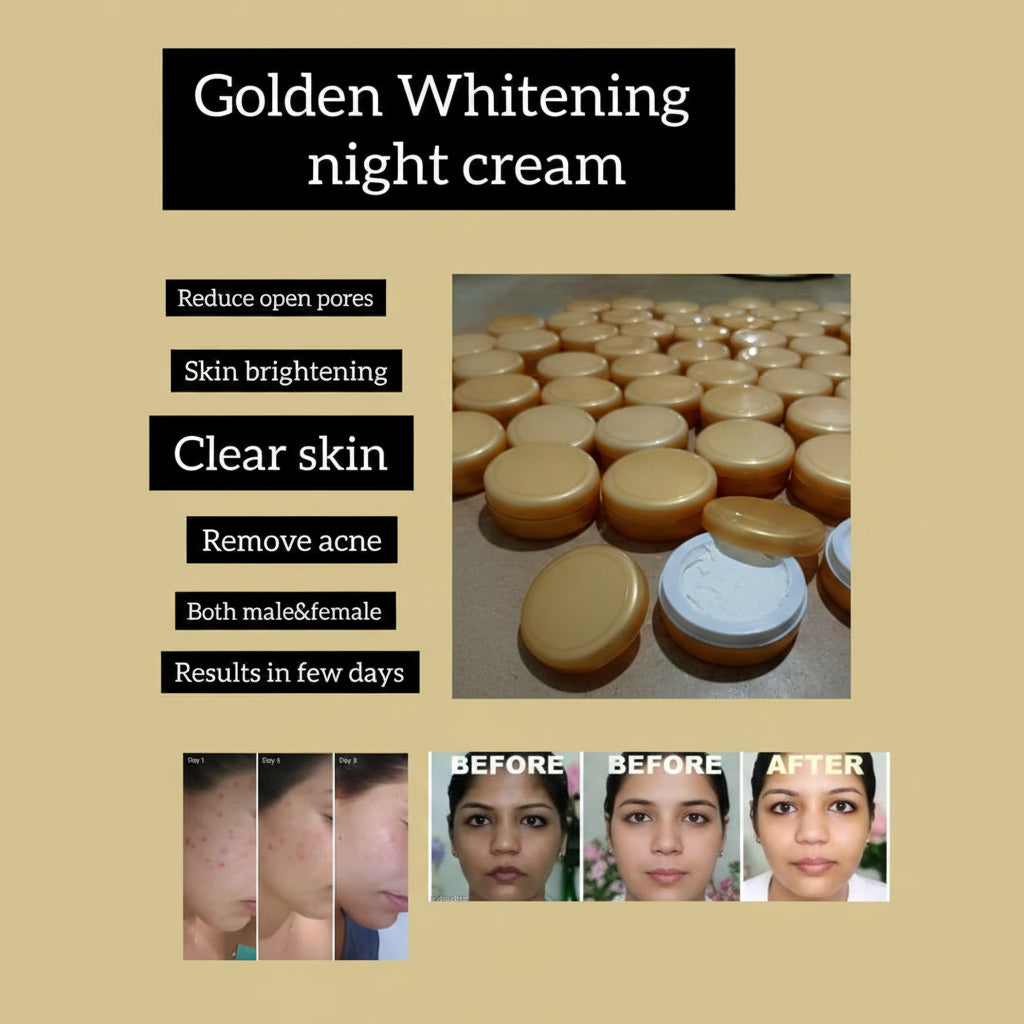 Golden Whitening Night Cream – Each