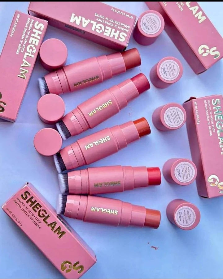 Sheglam Glowing Up Skin Stick - Snatch 'N' Blush Stick