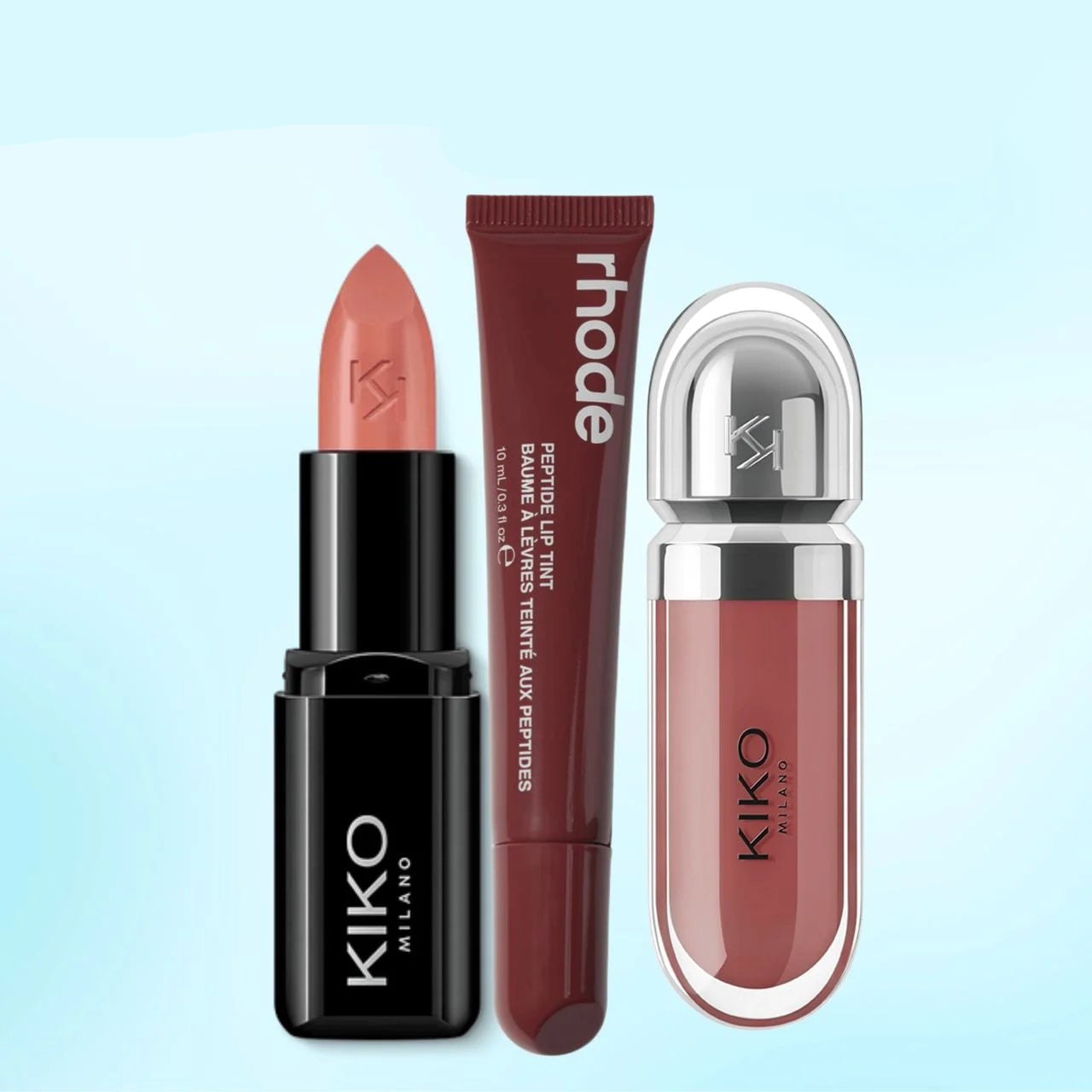 Summer Deal 004 – Peachy Lip Tint, Gloss & Lipstick Set