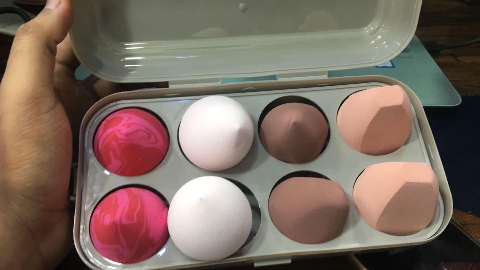 Makeup Blender Puff - 8pcs Each