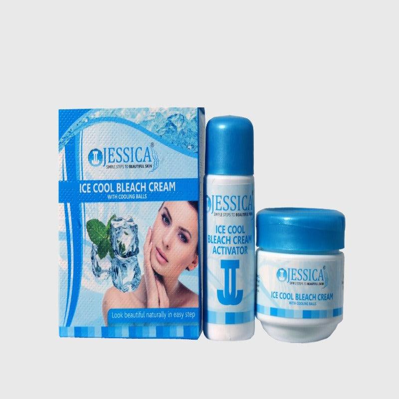 2 in 1 Jessica Ice Cool Bleach Cream 500ml