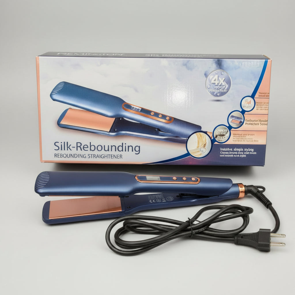 Silk-Rebounding hair straightener