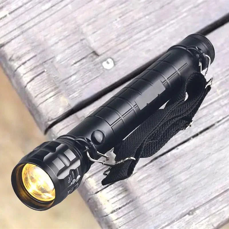 Strong Police Flashlight, Portable Photography Flashlight