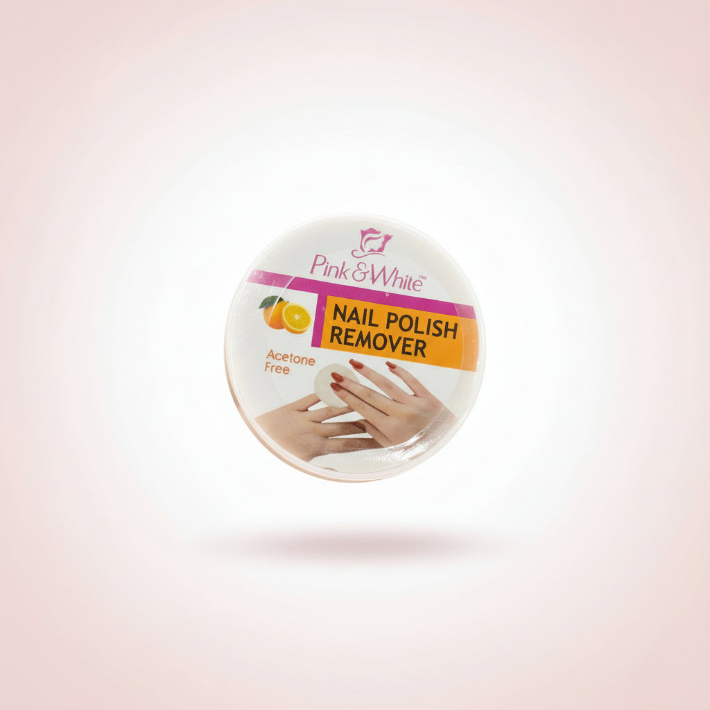 Pink & White Nail Wipes