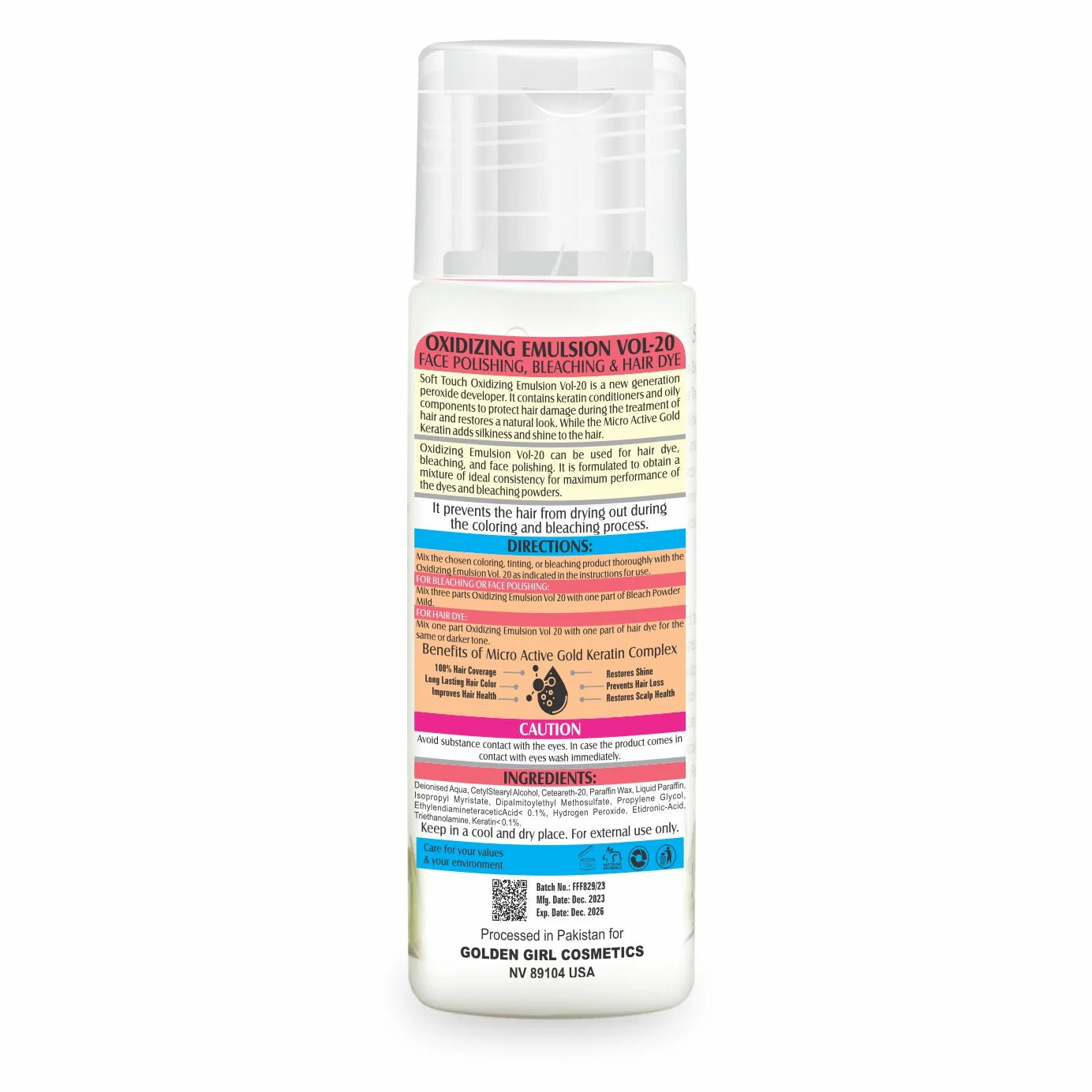 Soft Touch Oxidizing Emulsion Vol.20