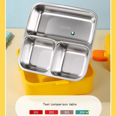 Kids Lunch Box– Double Decker Leakproof Bento Box with Spoon