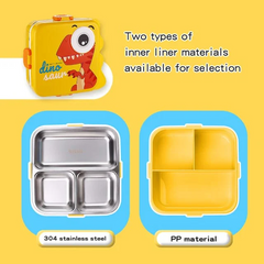 Kids Lunch Box– Double Decker Leakproof Bento Box with Spoon