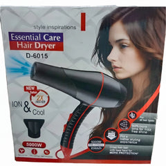 Hair Dryer D-6015 – Powerful Drying and Precision Styling