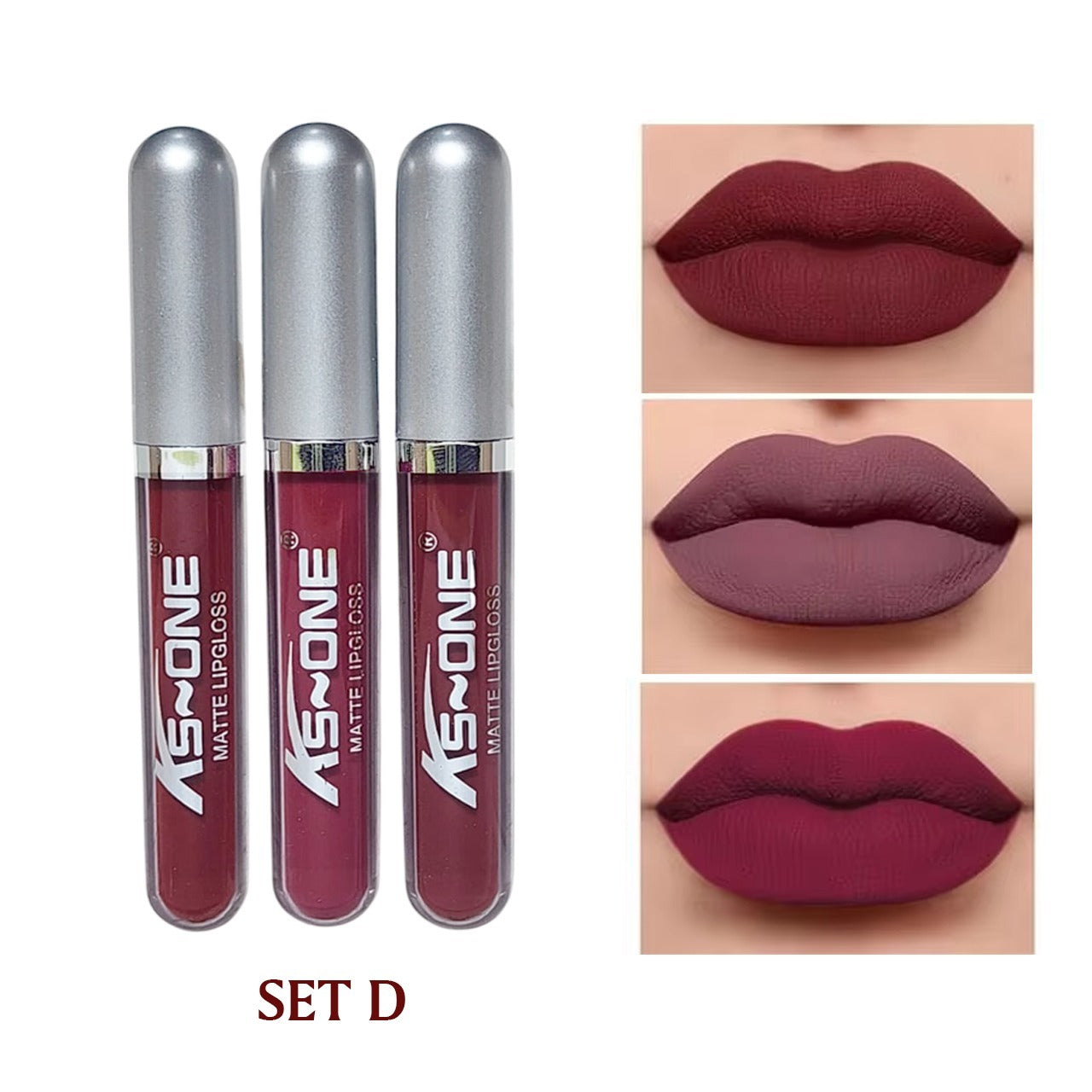 KS One Matte Lipgloss – 3-Piece Set