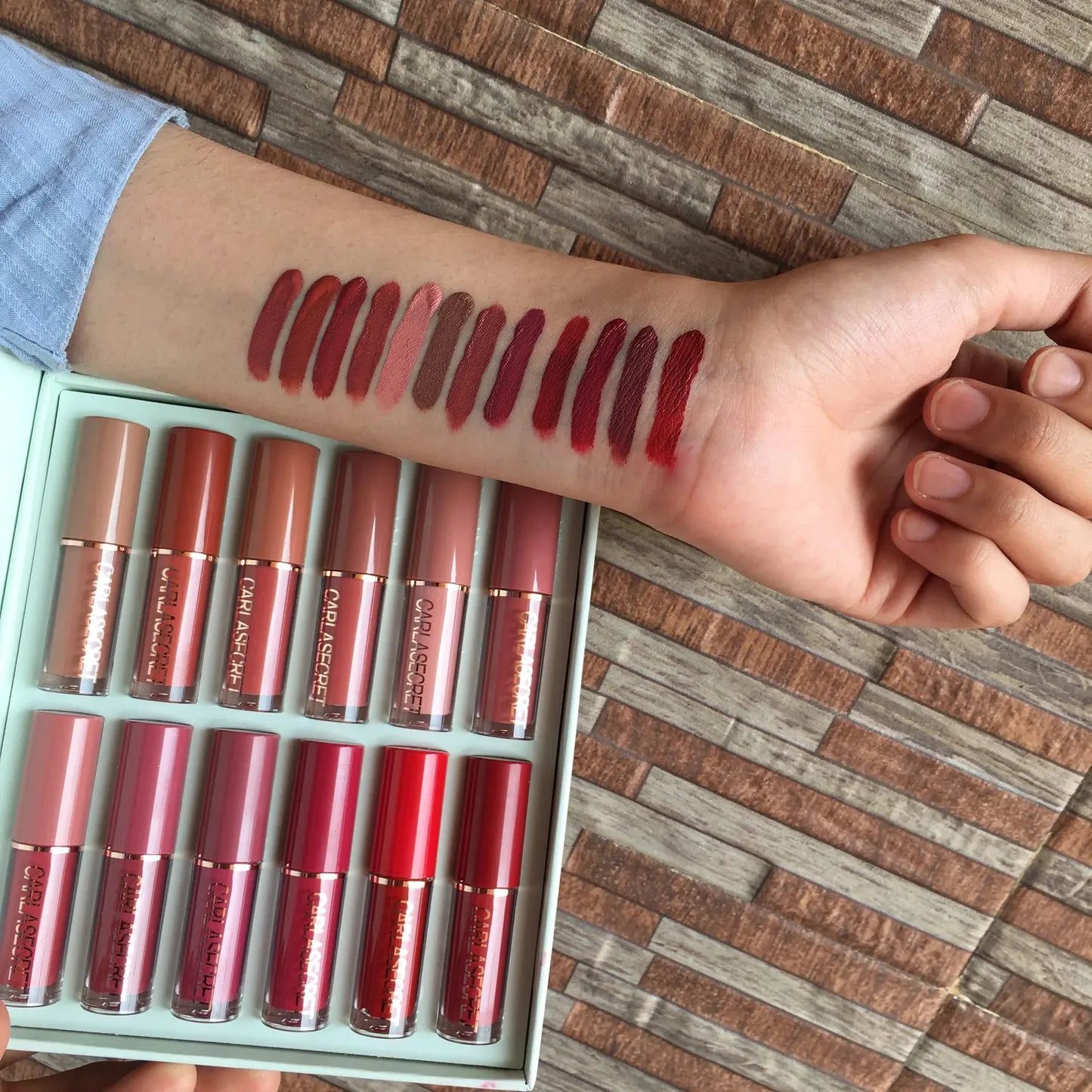 Carla Secret 12-Piece Lipgloss Vault