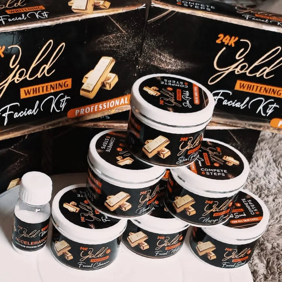24k Gold Facial Kit Original Ultra Glowing Facial Kit - Pack Of 6