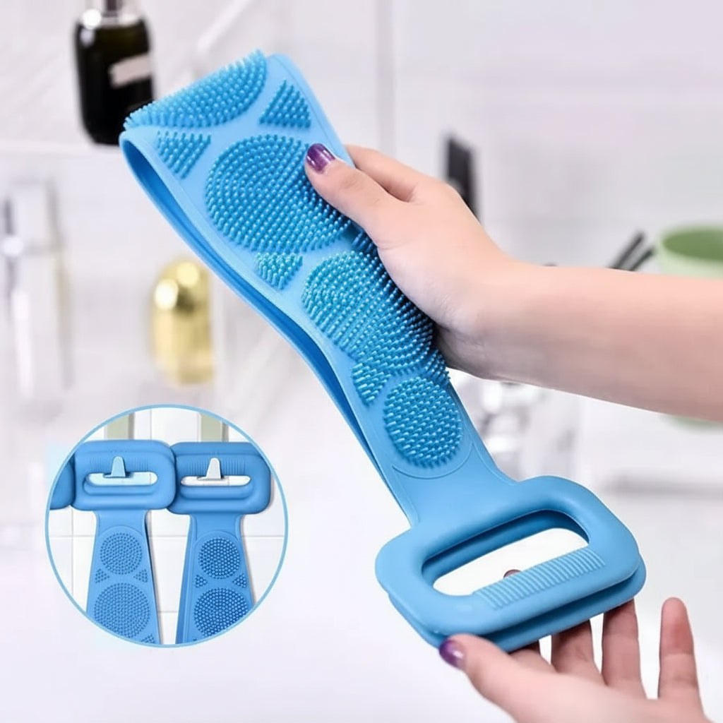 Silicone Double‑Sided Back Scrubber