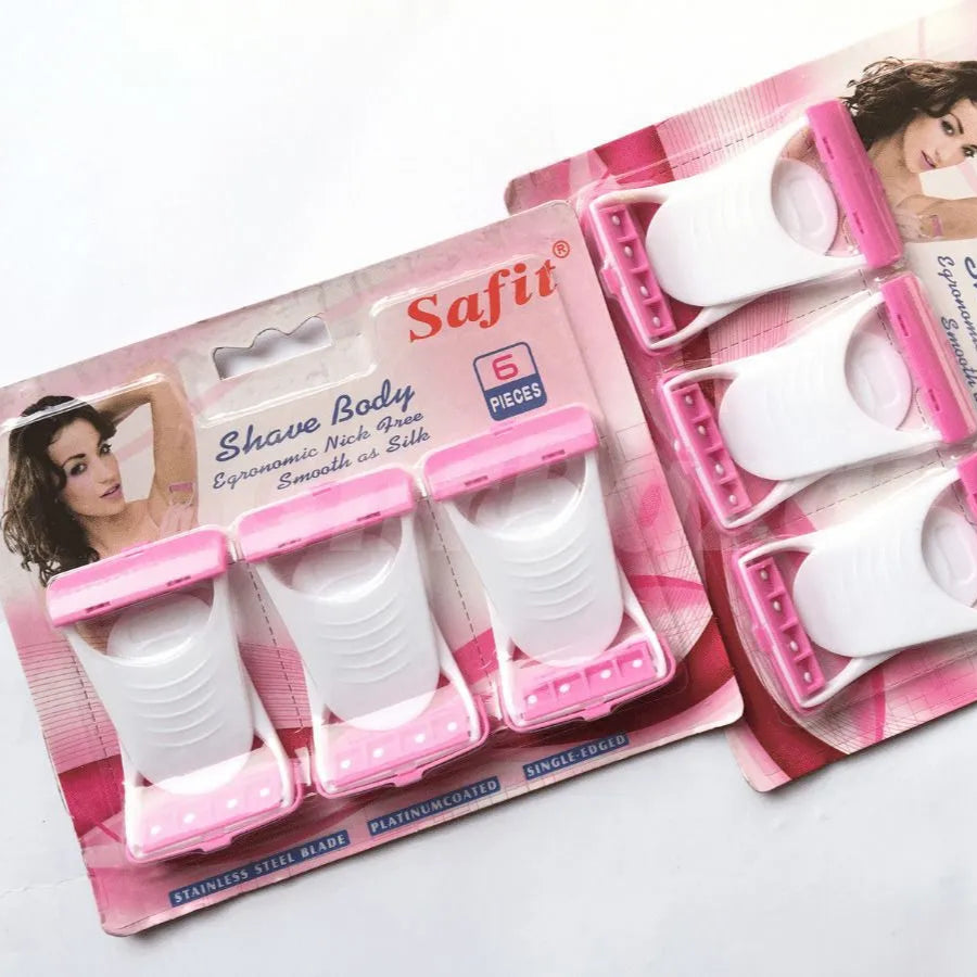 Safit Shave Body Razor – 6 Piece Set