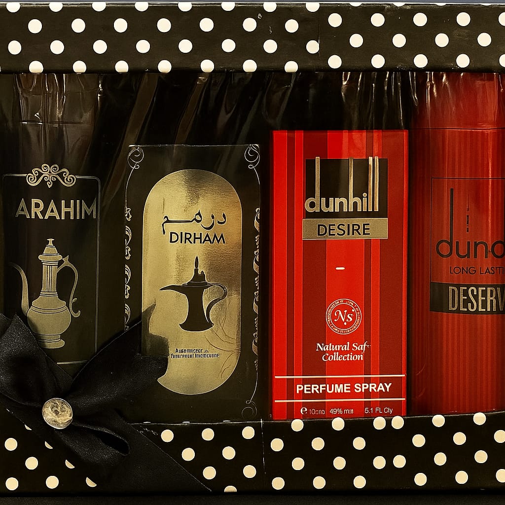 Perfume Gift Pack Dirham & Desire Fragrance Combo (4 Pcs Set)
