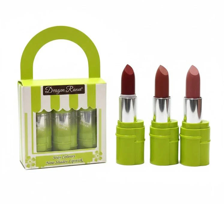 Dragon Ranee Bamboo Bloom Matte Lipstick Set - 3Pcs