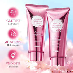 SADOER Sakura Crystal Glitter Highlight Body Lotion - 100g