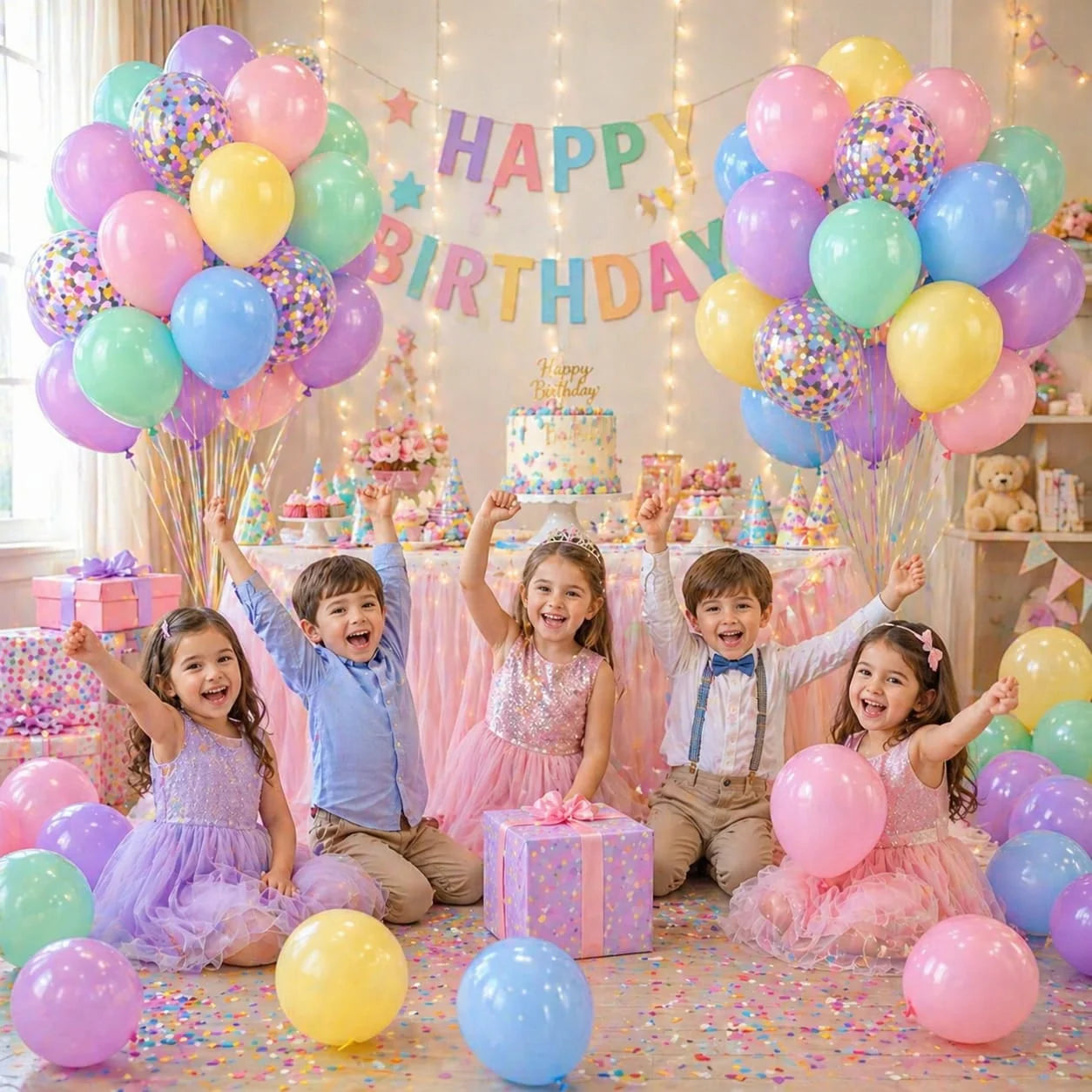 Premium Pastel Balloon Set - Pack of 20