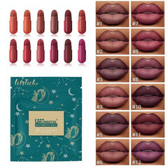 LMG Broths 12 Colors Capsule Lipstick Set