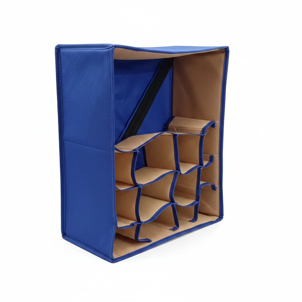 Multi Compartment Foldable Storage Box - Each