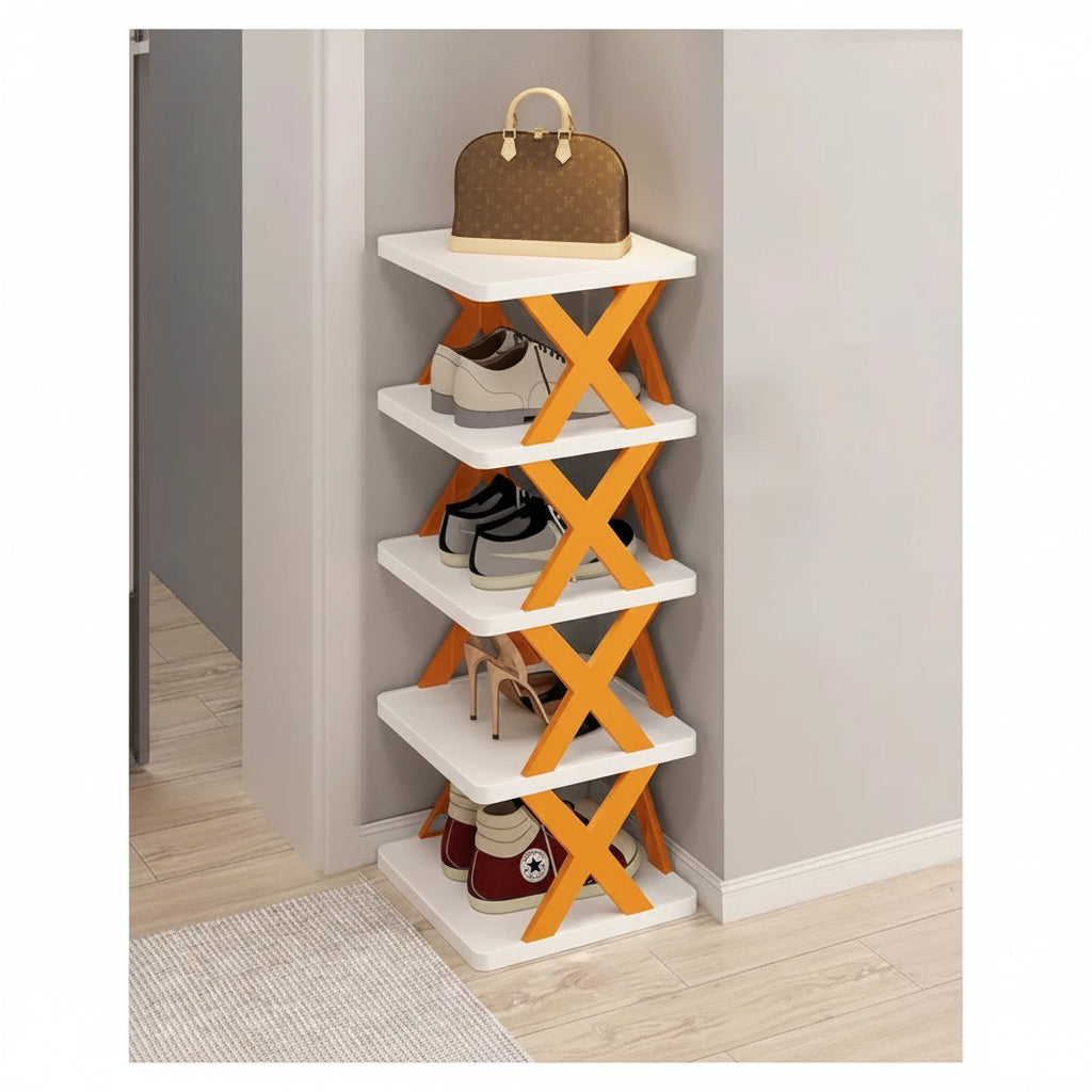 X Shape Shoe Corner Rack - Each