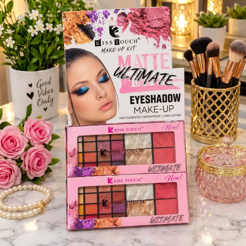 Kiss Touch Matte Ultimate Eyeshadow Make-Up Kit