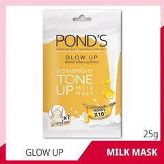Pond's White Beauty Insta bright Tone-up Milk Masks - 25g