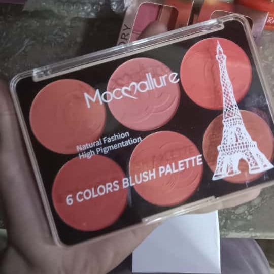 Mocallure Blush Palette -  6 Colors