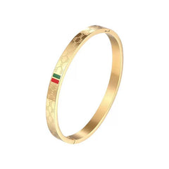 Stainless Steel Gucci cuff