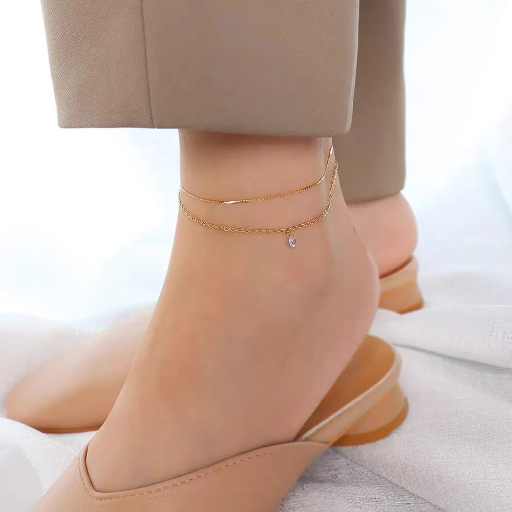 Stainless steel Anklet