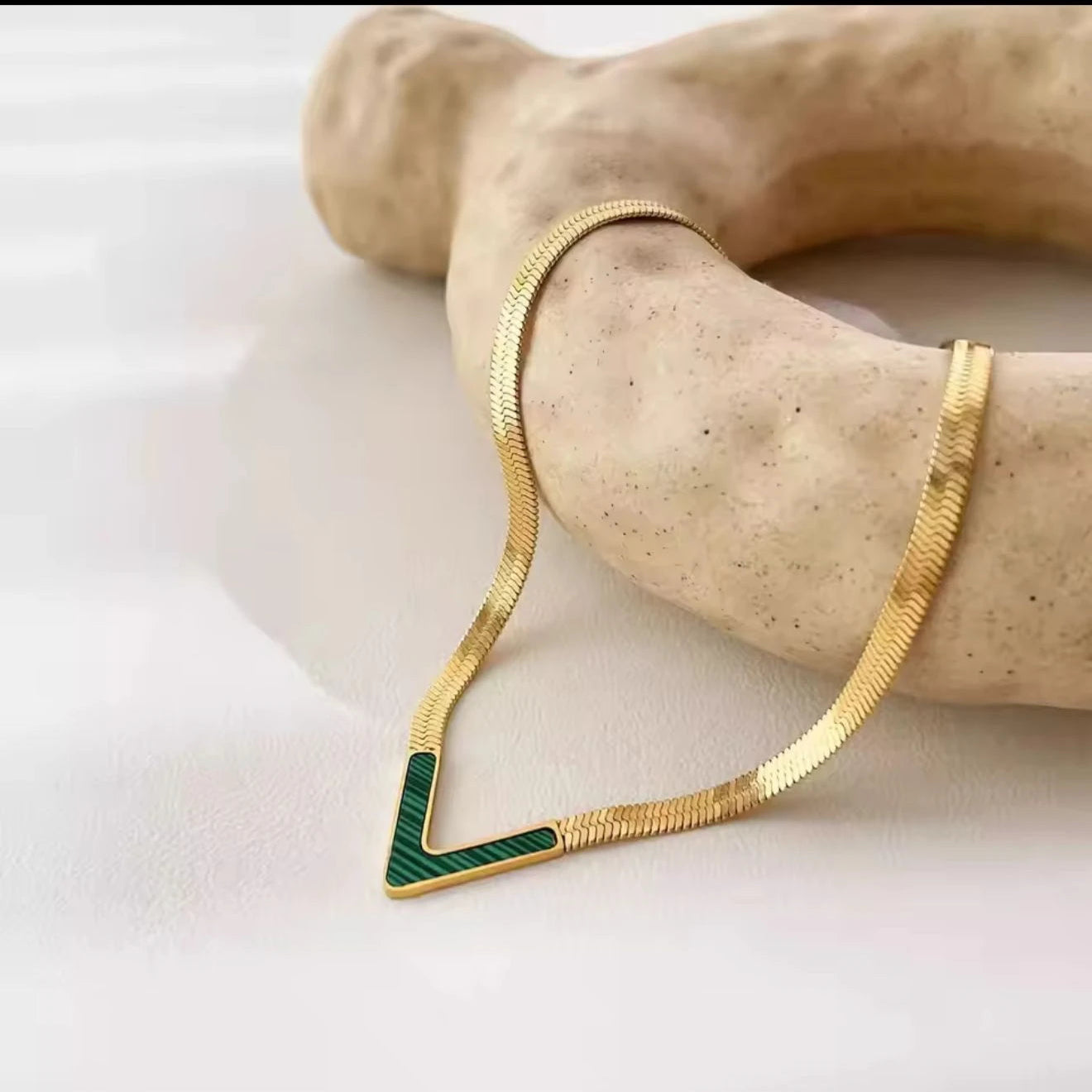Snake V Necklace