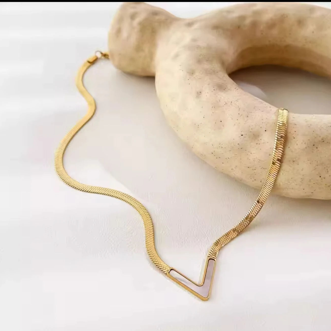 Snake V Necklace