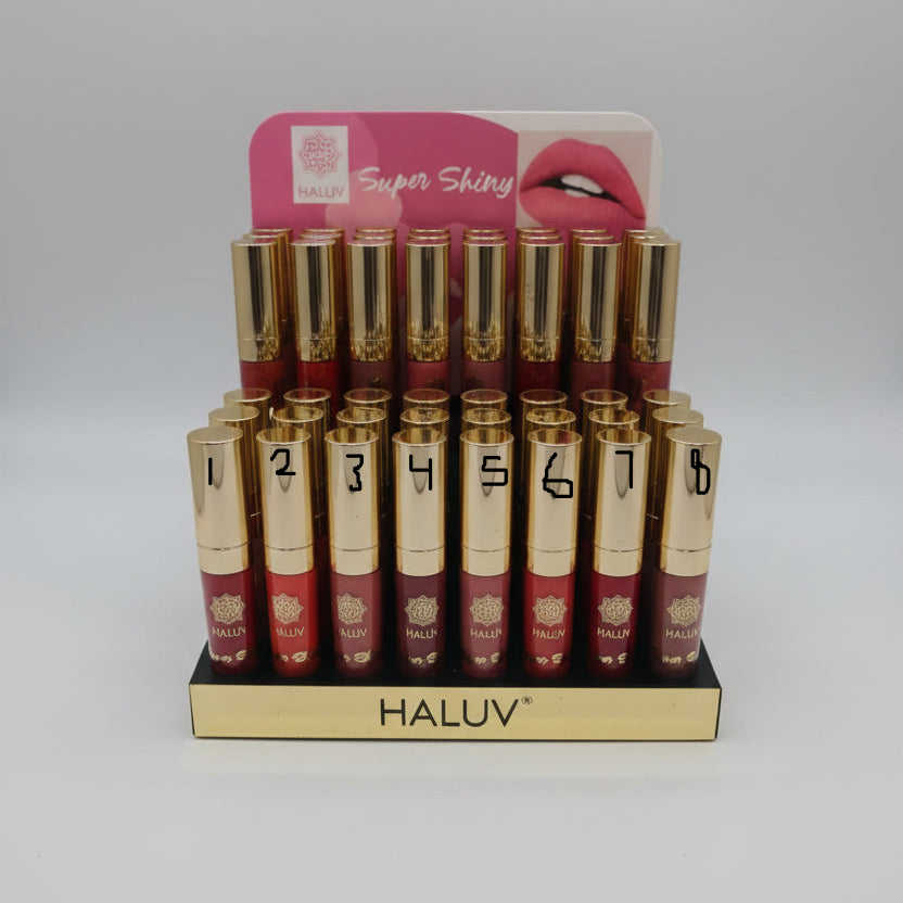 HALUV Super Shiny liquid lipsticks