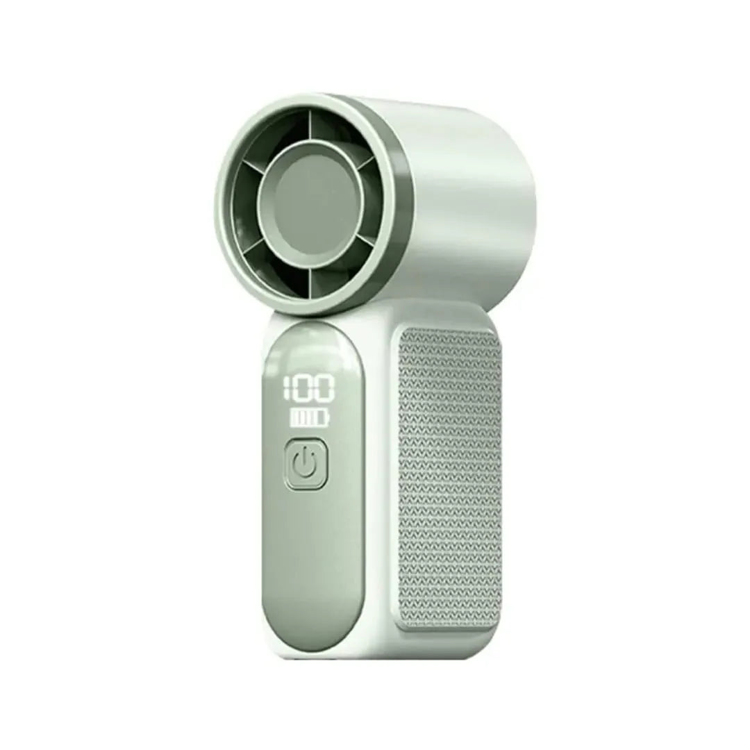 Powerful Turbo Handheld Fan - Rechargeable and Lightweight
