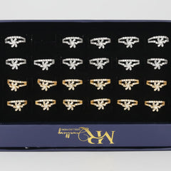 Gold-Plated Zirconia Rings – Elegant Sparkle for Every Occasion