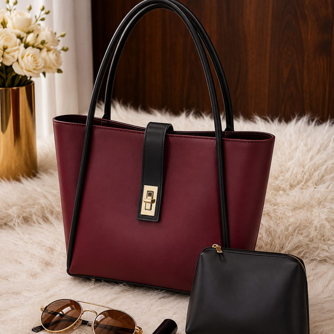 Women’s Two-Piece Tote Handbag Set