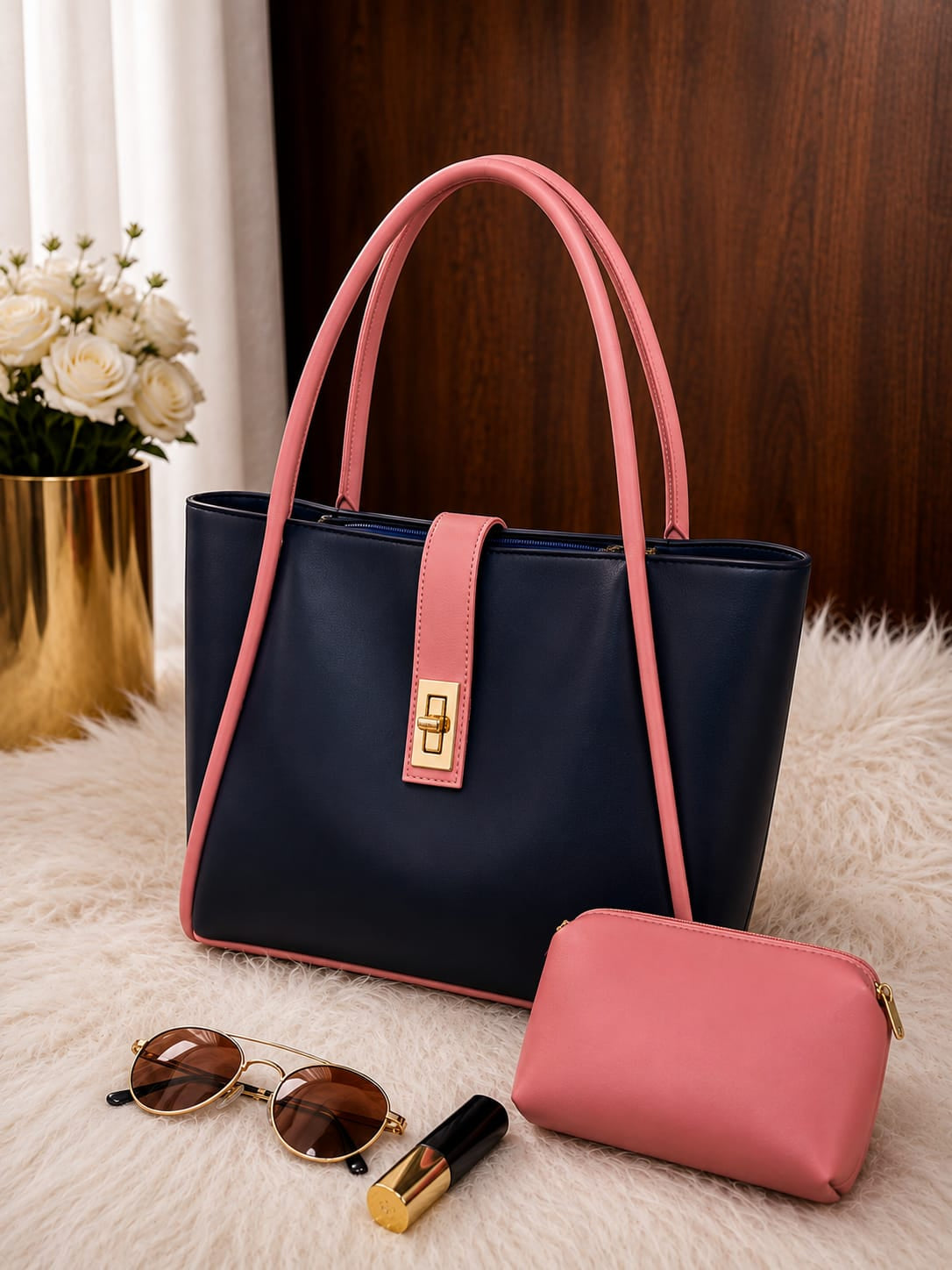 Women’s Two-Piece Tote Handbag Set