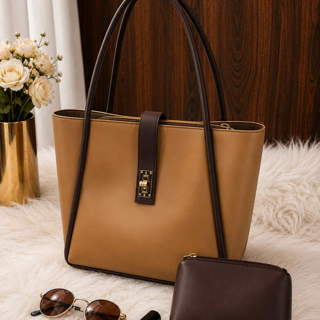Women’s Two-Piece Tote Handbag Set