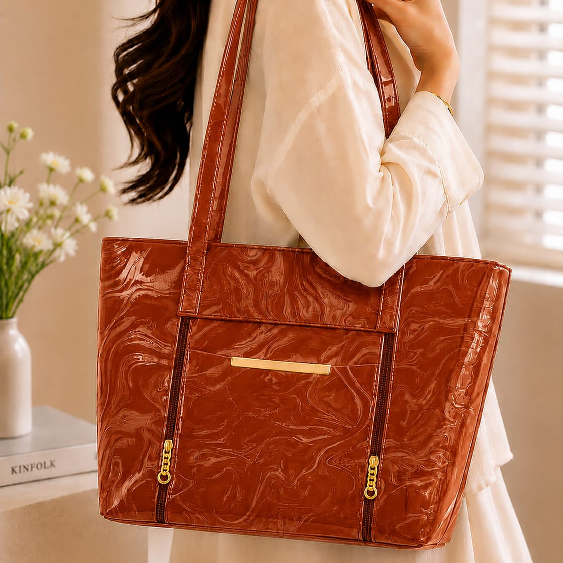 Premium Glossy Tote Bag