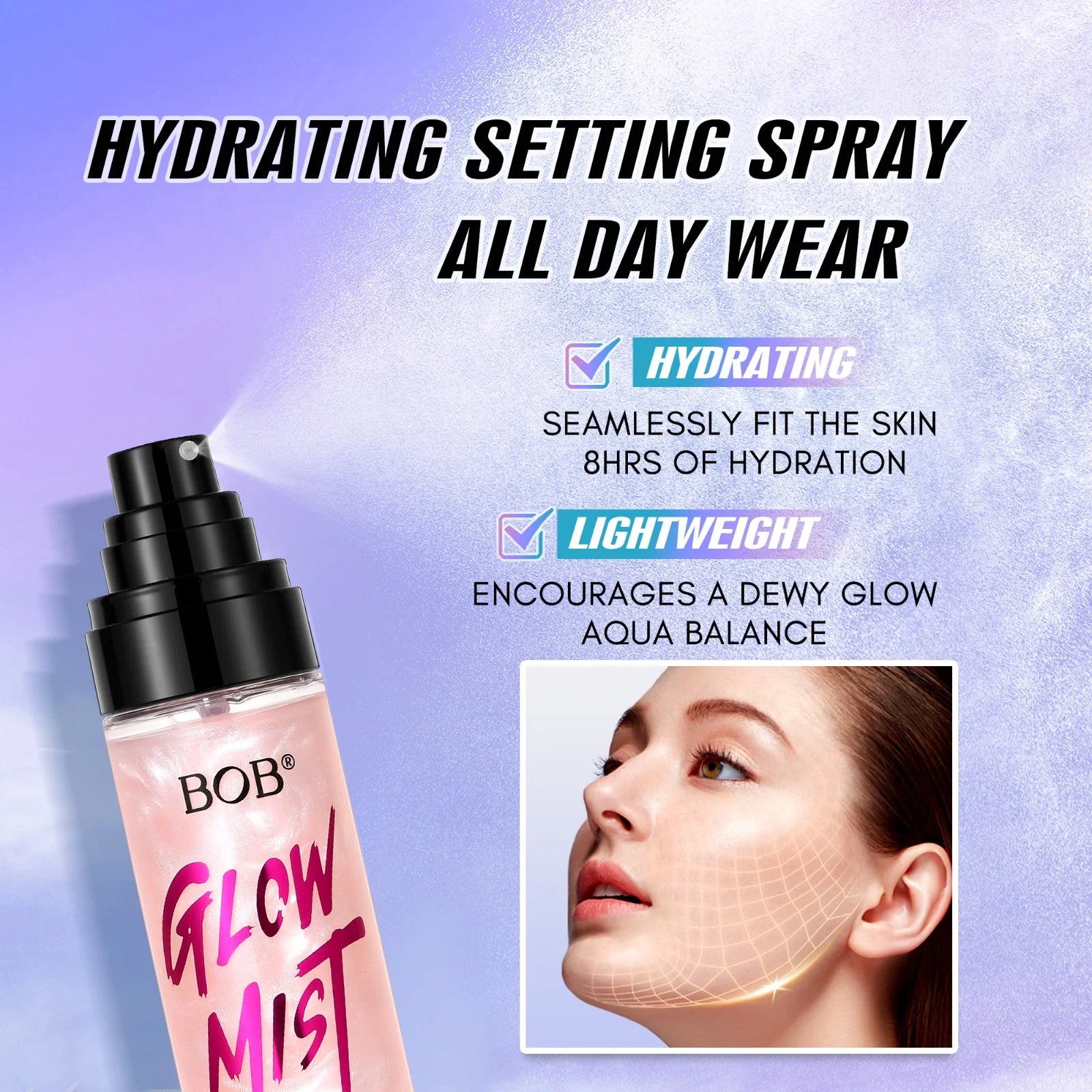 Bob Glow Mist Hydrating Setting Spray - 100ml