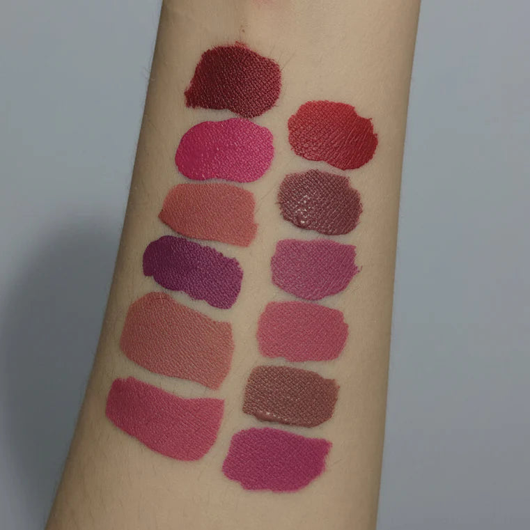 3Q Beauty Matte Long Lasting 8H+ Lipgloss Pack of 12